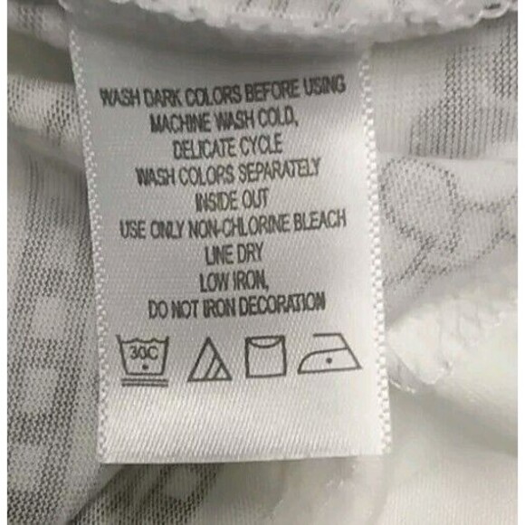 Chelsea Studio Dress Size 1X Mini Black/White Floral Cotton Beaded - Picture 10 of 10